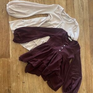 Set of 2 Joyfolie Ola Tops Sz 7